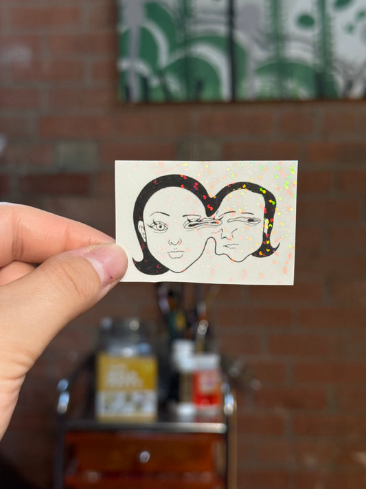 Two Sided Holo Sticker