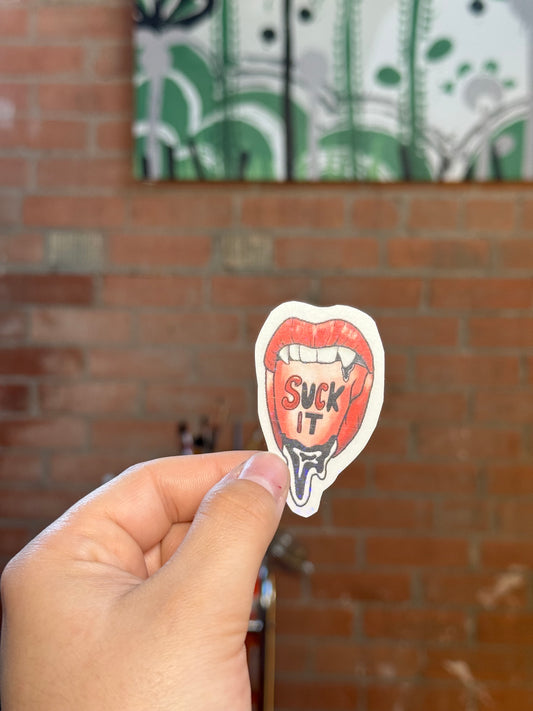 Suck It Holo Sticker