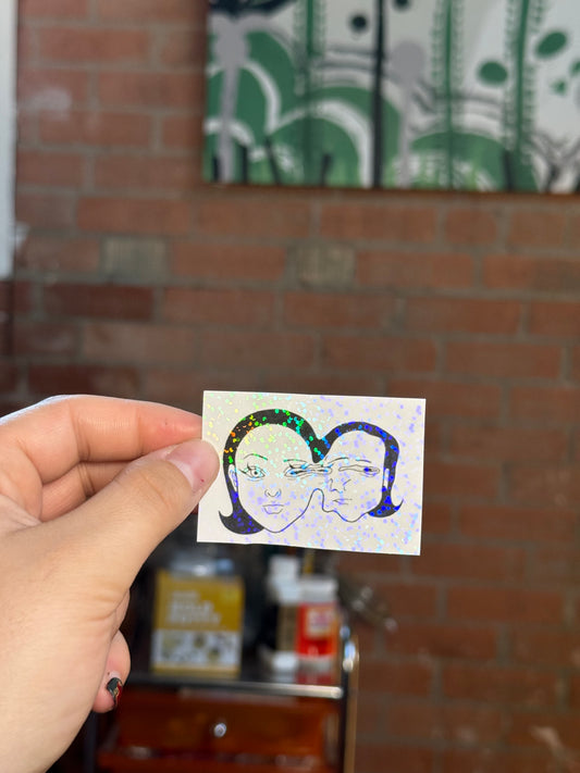 Two Sided Holo Sticker