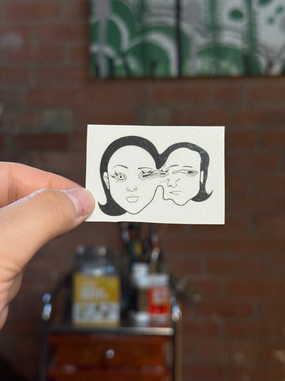 Two Sided Holo Sticker